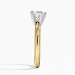 Comfort Fit 2.5mm Ring Yellow Gold 18k Heart Engagement Ring