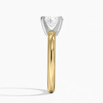 Comfort Fit 2.5mm Ring Yellow Gold 18k Oval Engagement Ring