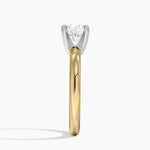 Comfort Fit 2.5mm Ring Yellow Gold 18k Round Engagement Ring