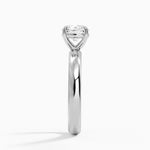 Audrey Perfect Fit 3mm Solitaire Ring Platinum Round Engagement Ring