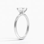 Fleur Solitaire Ring Platinum Asscher Engagement Ring