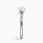 Fleur Solitaire Ring Platinum Asscher Engagement Ring
