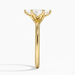 Fleur Solitaire Ring Yellow Gold 18k Marquise Engagement Ring