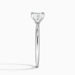 Freesia Triple-Prong Solitaire Ring Platinum Asscher Engagement Ring