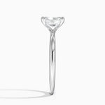 Freesia Triple-Prong Solitaire Ring Platinum Radiant Engagement Ring
