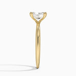 Freesia Triple-Prong Solitaire Ring Yellow Gold 18k Radiant Engagement Ring