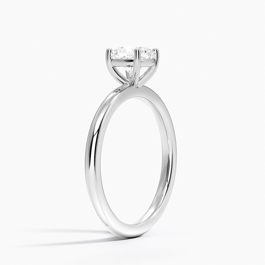 Sydney Perfect Fit 2mm Solitaire Ring Platinum Cushion Engagement Ring
