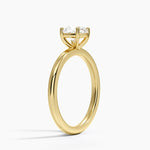 Sydney Perfect Fit 2mm Solitaire Ring Yellow Gold 18k Cushion Engagement Ring
