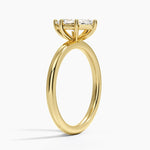 Sydney Perfect Fit 2mm Solitaire Ring Yellow Gold 18k Marquise Engagement Ring