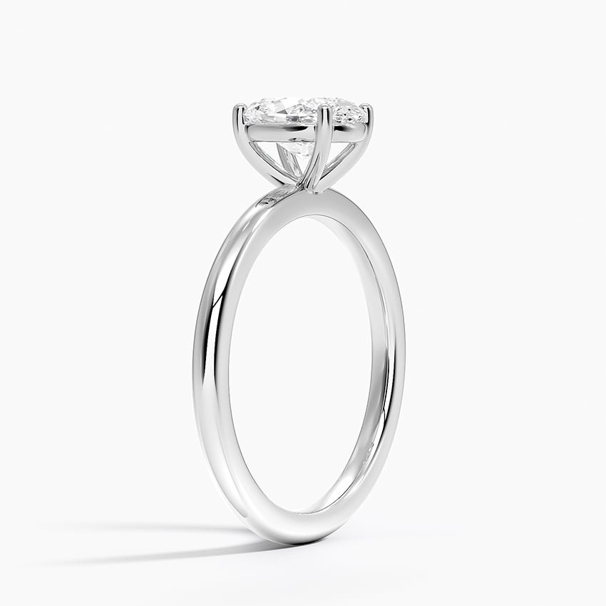 Sydney Perfect Fit 2mm Solitaire Ring Platinum Oval Engagement Ring