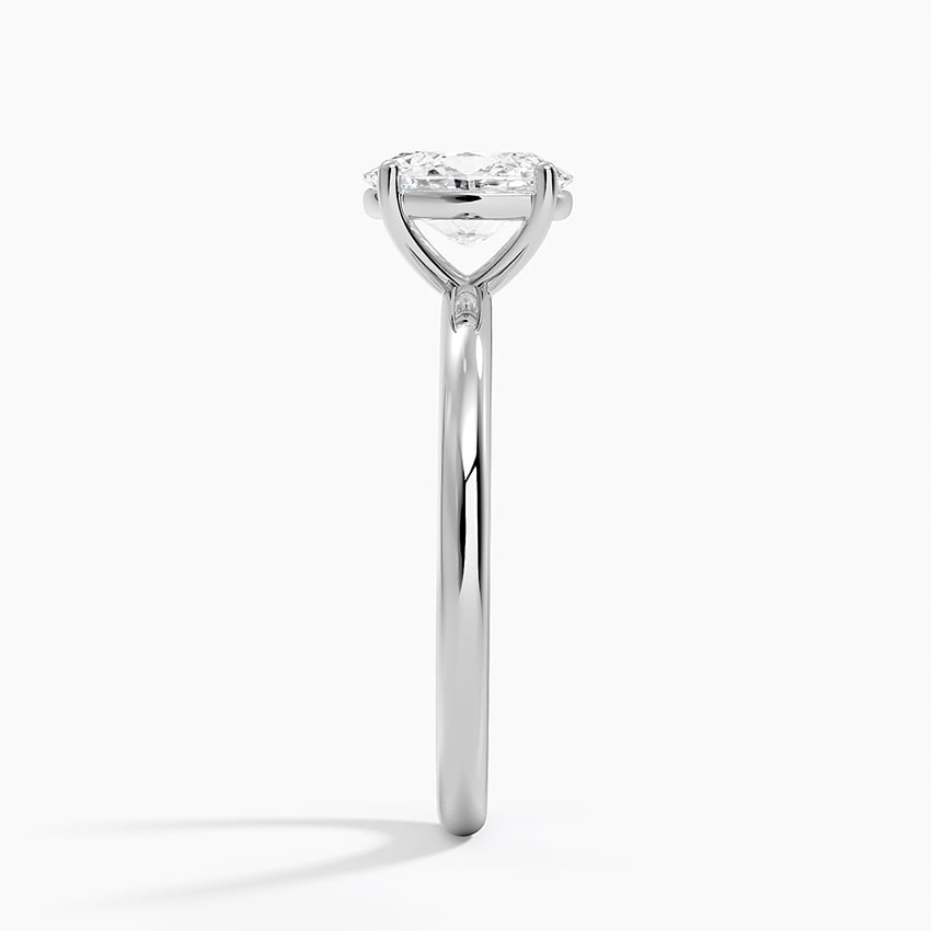 Sydney Perfect Fit 2mm Solitaire Ring Platinum Oval Engagement Ring