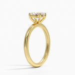 Sydney Perfect Fit 2mm Solitaire Ring Yellow Gold 18k Oval Engagement Ring