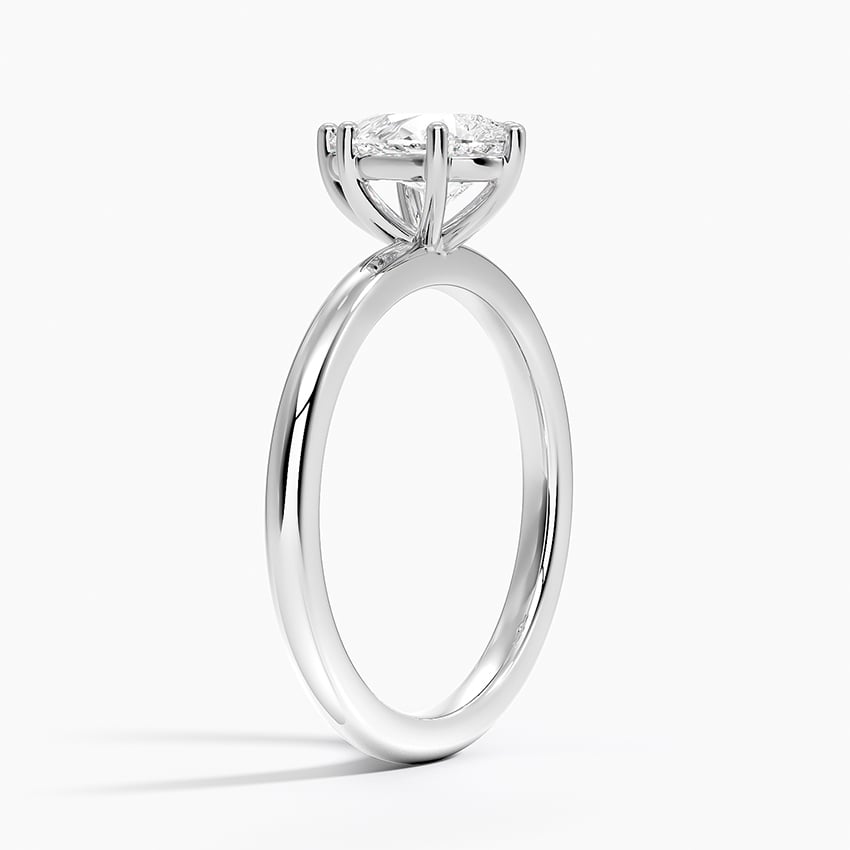 Sydney Perfect Fit 2mm Solitaire Ring Platinum Pear Engagement Ring