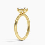 Sydney Perfect Fit 2mm Solitaire Ring Yellow Gold 18k Radiant Engagement Ring