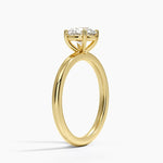 Sydney Perfect Fit 2mm Solitaire Ring Yellow Gold 18k Round Engagement Ring