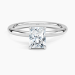 Sydney Perfect Fit 2mm Solitaire Ring Platinum Radiant Engagement Ring