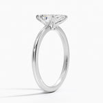 Petite Esme 1.5mm Ring Platinum Marquise Engagement Ring