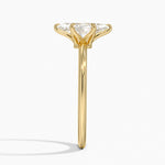 Petite Esme 1.5mm Ring Yellow Gold 18k Marquise Engagement Ring