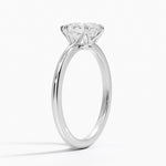 Petite Esme 1.5mm Ring Platinum Pear Engagement Ring