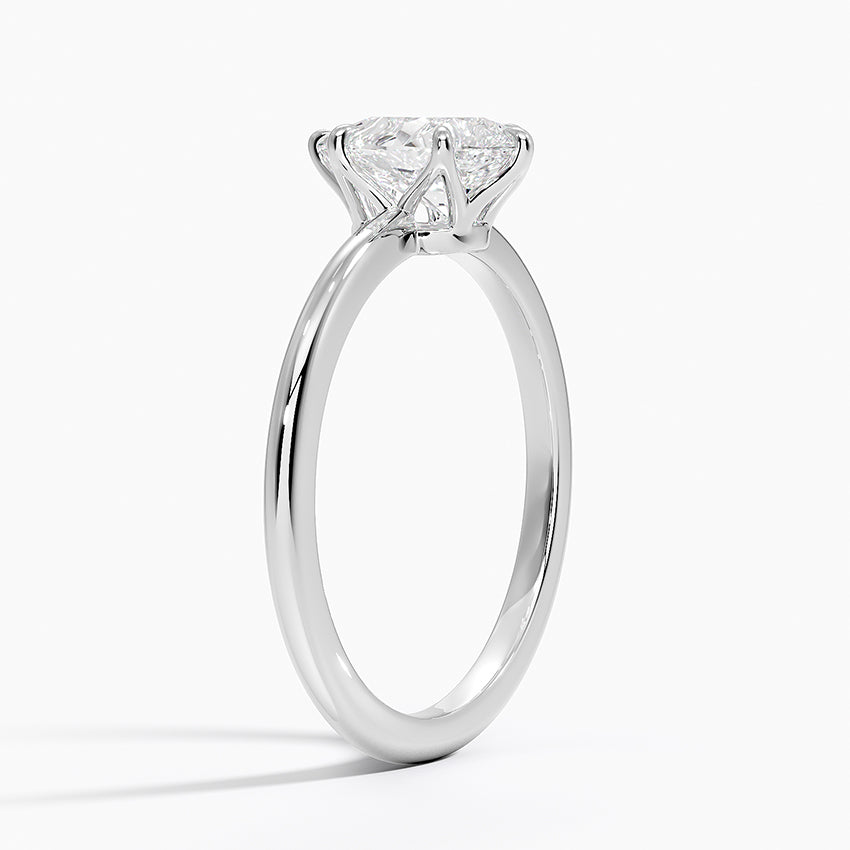 Petite Esme 1.5mm Ring Platinum Pear Engagement Ring