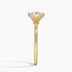Petite Esme 1.5mm Ring Yellow Gold 18k Round Engagement Ring
