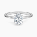 Petite Esme 1.5mm Ring Platinum Pear Engagement Ring