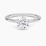 Petite Esme 1.5mm Ring Platinum Round Engagement Ring
