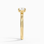 Alice Solitaire Ring Yellow Gold 18k Cushion Engagement Ring