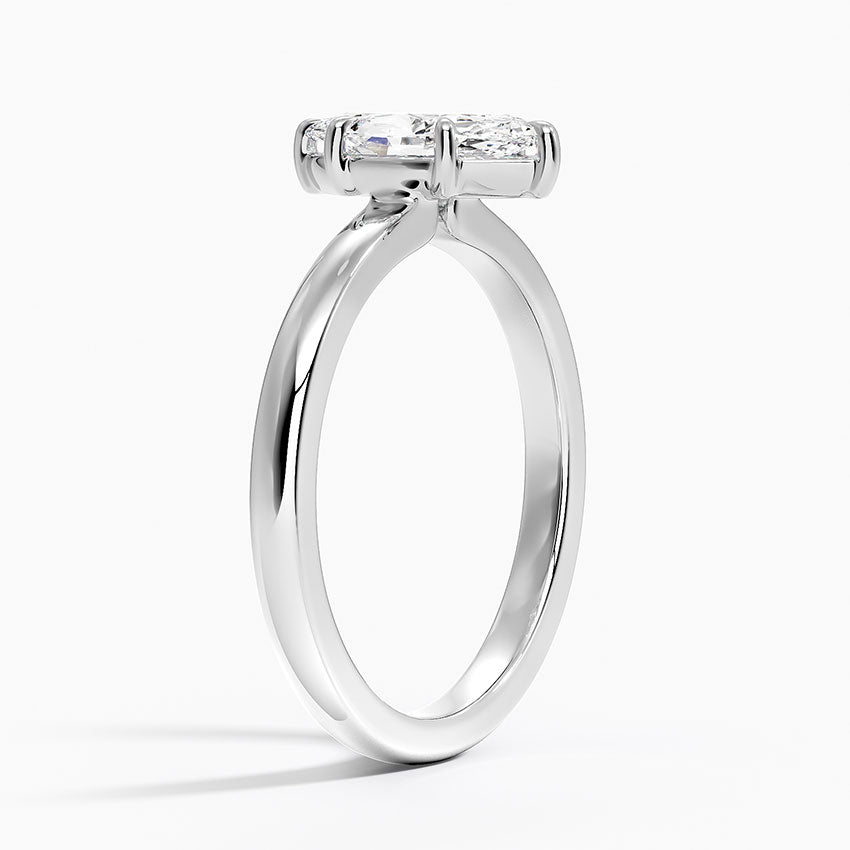 Alice Solitaire Ring Platinum Marquise Engagement Ring
