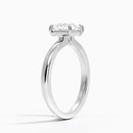 Alice Solitaire Ring Platinum Princess Engagement Ring