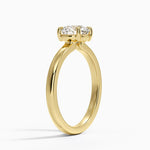 Alice Solitaire Ring Yellow Gold 18k Round Engagement Ring