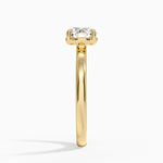 Alice Solitaire Ring Yellow Gold 18k Round Engagement Ring