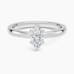 Alice Solitaire Ring Platinum Marquise Engagement Ring
