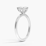 Perfect Fit 1.4mm Solitaire Ring Platinum Pear Engagement Ring