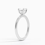 Audrey Perfect Fit 1.4mm Solitaire Ring Platinum Cushion Engagement Ring