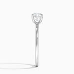 Audrey Perfect Fit 1.4mm Solitaire Ring Platinum Cushion Engagement Ring