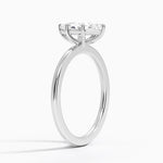 Audrey Perfect Fit 1.4mm Solitaire Ring Platinum Marquise Engagement Ring