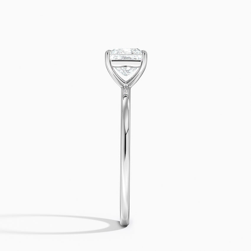 Audrey Perfect Fit 1.4mm Solitaire Ring Platinum Princess Engagement Ring