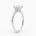 1.4mm Provence Solitaire Ring Platinum Princess Engagement Ring
