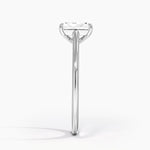 1.4mm Provence Solitaire Ring Platinum Radiant Engagement Ring