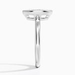 Julietta Bezel Solitaire Ring Platinum Marquise Engagement Ring