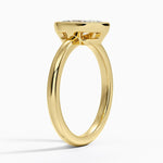 Julietta Bezel Solitaire Ring Yellow Gold 18k Marquise Engagement Ring