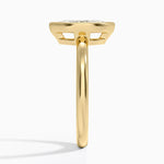 Julietta Bezel Solitaire Ring Yellow Gold 18k Marquise Engagement Ring