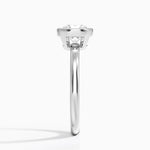 Julietta Bezel Solitaire Ring Platinum Round Engagement Ring
