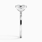 Noemi Bezel Ring Platinum Oval Engagement Ring