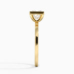 Noemi Bezel Ring Yellow Gold 18k Princess Engagement Ring