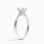 Freesia Cathedral Solitaire Ring Platinum Cushion Engagement Ring