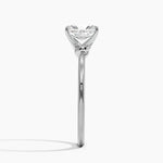 Entwined Solitaire Ring Platinum Radiant Engagement Ring