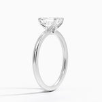 Petite Elodie 1.5mm Ring Platinum Emerald Engagement Ring