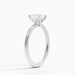Petite Elodie 1.5mm Ring Platinum Princess Engagement Ring